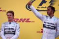 Gemischte Gefühle bei Mercedes: Nico Rosberg und Lewis Hamilton