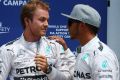 Gratulation zwischen Rosberg und Hamilton: Die Stimmung ist noch oder wieder besser