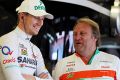 Haben in diesem Jahr bisher gut Lachen: Nico Hülkenberg und Bob Fernley