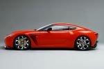 Aston Martin V12 Zagato Vantage Serie Straßenwagen Straßenversion Racer Seite Ansicht