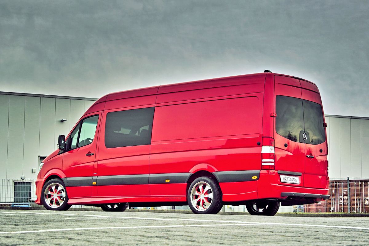Stilvolle Sprinter Langer Radstand Ebenbild