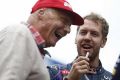 Hat Vettel auch 2014 noch gut lachen? Laut Lauda nur bei einem zuverlässigen Boliden