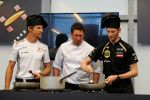 Pirelli Wettkochen Jenson Button Romain Grosjean Formel 1 Motorsport Racing