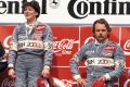 Hockenheim 1992: Ellen Lohr kann es kaum fassen, Keke Rosberg geht es ähnlich...