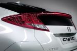 Honda Civic 2012 Europa 2.2 i-DTEC 1.4 1.8 i-VTEC 9. Generation Eco Assist Heck Ansicht