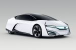 Honda FCEV Concept Brennstoffzellen Elektrofahrzeug Elektroauto Wasserstoff Strom Elektromotor Front Seite