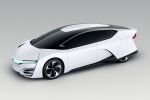Honda FCEV Concept Brennstoffzellen Elektrofahrzeug Elektroauto Wasserstoff Strom Elektromotor Front Seite