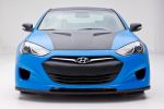 Hyundai Cosworth Genesis Coupe Racing Series SEMA 3.8 V6 2.0T Turbo Vierzylinder Front Ansicht