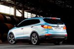 Hyundai Grand Santa Fe 2.2 CRDi SUV Crossover Storm Edge Smart Parking Flex Steer Heck Seite Ansicht