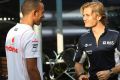 Immer befreundet. Lewis Hamilton und Nico Rosberg als Formel-1-Frischlinge