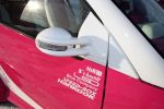 Speed-Box Smart Fortwo Pink Rosa Brabus LSD Blue Company Raid Schmidt Revo Space Außenspiegel