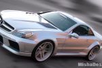 Misha Designs Mercedes-Benz SL Klasse Widebody Bodykit Look SL 65 AMG Black Series Front Seite Ansicht