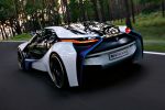 BMW Vision EfficientDynamics Voll Hybrid Sportwagen Elektro Turbo Diesel Mission Impossible Heck Ansicht