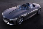 BMW Vision ConnectedDrive Roadster Cone of Vision Layer Infotainment Vernetzung Augmented Reality Consumer Electronics CE MicroMap Remote Controlled Parking Smartphone App Emotional Browser Car2Car Front Seite Ansicht