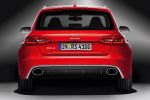 Audi RS4 Avant 2012 - Heck Ansicht von hinten rot Rückleuchten Kofferraum Spoiler Schweller Auspuff Heckschürze Stoßstange