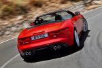 Jaguar F-Type V8 S V6 Launch Control Sportwagen Roadster Heck Ansicht