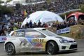 Jari-Matti Latvala liegt bei der Heimrallye von Volkswagen auf Siegkurs