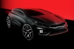 Kia pro ceed GT 1.6 Twin Scroll Turbo Performance Skizze Sketch Front Seite Ansicht