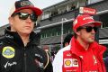 Kimi Räikkönen und Fernando Alonso bilden das neue Dream-Team von Ferrari