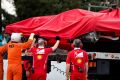 Kimi Räikkönens Ferrari kam am Nachmittag nicht ohne fremde Hilfe zurück