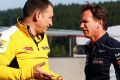 Krisengipfel: Rob White und Red-Bull-Teamchef Christian Horner