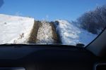 Jeep Grand Cherokee 5.7 V8 HEMI Test - Berg Anfahrt Bergfahrt Schnee steil