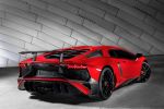 Lamborghini Aventador LP 750-4 Superveloce 6.5 V12 Supersportwagen Leichtbau Carbon Skin Dynamik Steering LDS Drive Select Strada Sport Corse Heck Seite
