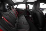 Larte Design Tesla Model S P85D Elizabeta Tuning Leistungssteigerung Bodykit Aerodynamikkit Elektroauto Sportlimousine Luxuslimousine Performance Basaltfaser Carbon Interieur Innenraum Rücksitze Fond