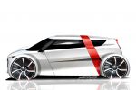Audi Urban Concept City Car Stadtauto e-tron Elektromotor Carbon Seite Ansicht