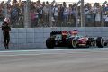 Letzter Arbeitstag für Lotus: Kimi Räikkönen nach seinem Ausfall im Abu-Dhabi-Rennen