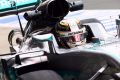 Lewis Hamilton bezwang Nico Rosberg im ersten Freien Training um 0,033 Sekunden