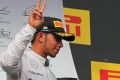 Lewis Hamilton freut sich über seinen dritten Platz beim Großen Preis von Ungarn