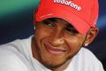 Lewis Hamilton hatte nach seiner Pole-Position gut lachen