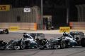 Lewis Hamilton und Nico Rosberg lieferten sich in Bahrain ein packendes Duell