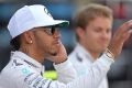Lewis Hamilton wich den Blicken von Nico Rosberg zunächst weitestgehend aus