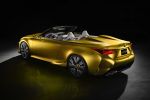 Lexus LF-C2 Concept Roadster Cabrio Diabolo Grill Design Remote Touchpad Video Display Heck Seite