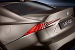 Lexus LF-CC Concept IS Coupé Advanced Hybrid Drive Diabolo 2.5 DOHC Vollhybrid Touch Tracer Heck Ansicht