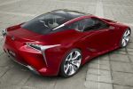 Lexus LF-LC Concept Advanced Hybrid Drive Ecometer Sportwagen Diabolo Heck Seite Ansicht