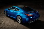 Lexus RC F Sportcoupe Sportwagen 5.0 V8 Saugmotor Carbon Sports Direct Shift SPDS Torque Vectoring Differential TVD Remote Touch Interface Heck Seite