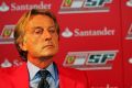 Luca di Montezemolo mit Motivationsansprache für sein Ferrari Team. 