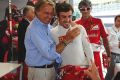 Luca di Montezemolo und Fernando Alonso pflegten stets ein gutes Verhältnis
