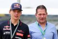 Max Verstappen (17) in Begleitung von Papa Jos, früher selbst Formel-1-Fahrer