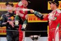 Max Verstappen triumphierte beim vorerst letzten Champagnerbad der Formel 1