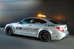 Mercedes-Benz C 63 AMG Coupe Black Series DTM Safety Car Deutsche Tourenwagen Meisterschaft 6.3 V8 Performance Speedshift MCT 7 Gang Carbon Paket Dinamica Race Start Speedtronic Track Package Heck Seite Ansicht
