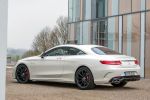 Mercedes-Benz S 63 AMG Coupe 4MATIC Allrad S-Klasse V8 Biturbo Active Body Control Kurvenneigefunktion Magic Body Control Road Surface Scan BAS Plus Distronic Plus Touchpad Collision Prevention Assist Plus Heck Seite