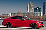 Mercedes-Benz C 63 AMG Coupe Austria Edition 6.3 V8 Performance Package Speedshift MCT 7 Gang Seite Ansicht