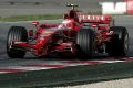 Michael Schumacher testet einen F2007 in Mugello.