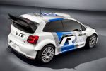 VW Volkswagen Polo R WRC World Rally Championship Weltmeisterschaft 1.6 TSI Turbo Heck Seite Ansicht