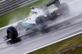 Nico Rosberg kämpfte sich im Regen von Interlagos auf den zweiten Rang