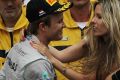 Nico Rosberg mit seiner Vivian: Bald ist die kleine Familie ein Dreiergespann
